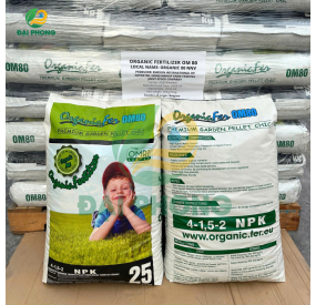 PHÂN BÓN HỮU CƠ ORGANICFER OM 80 (BAO BÌ CẬU BÉ) - HÀN QUỐC 