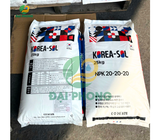 PHÂN BÓN NPK 20-20-20 KOREA-SOL - HÀN QUỐC