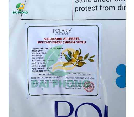 PHÂN BÓN MAGNESIUM SULPHATE (MgSO4) XUẤT XỨ ẤN ĐỘ 